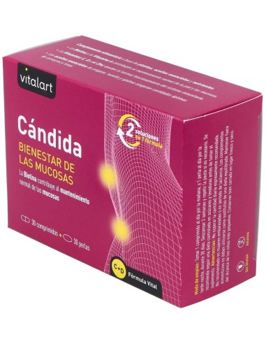 Vitalart Candida 30 Comp.+30 Perlas de Vitalart