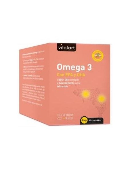 Vitalart Omega 3 30 Cáps. + 30 Perlas de Vitalart