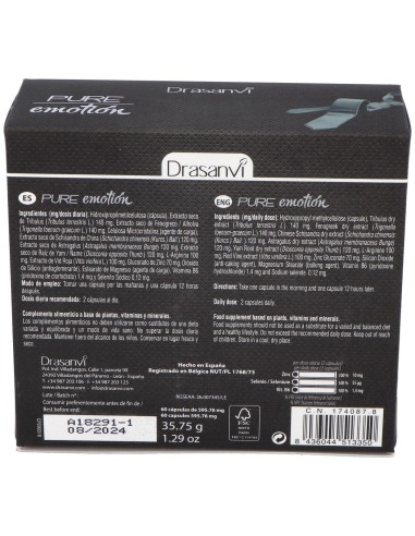 Pure Emotion Hombre 60 Capsulas Drasanvi