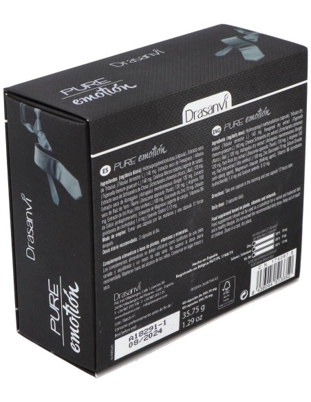 Pure Emotion Hombre 60 Capsulas Drasanvi