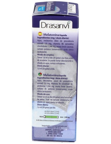 Melatonina 50 Ml 1,9 Mg Drasanvi