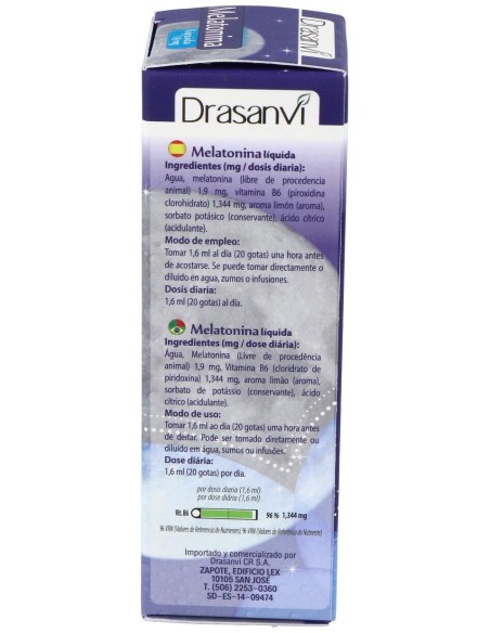 Melatonina 50 Ml 1,9 Mg Drasanvi
