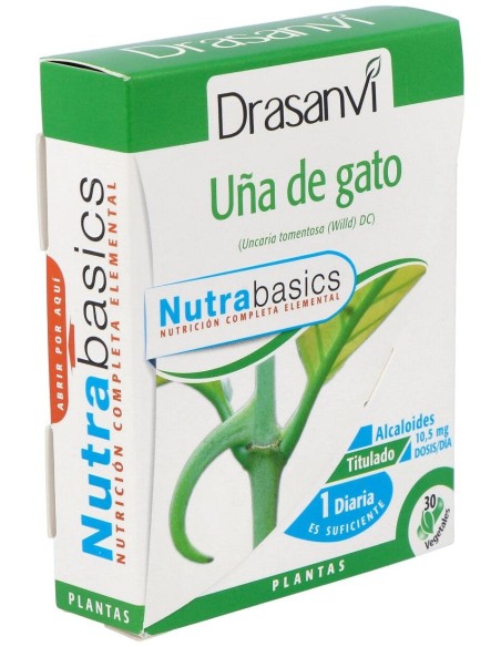 Uña Gato 30 Capsulas Nutrabasicos Drasanvi