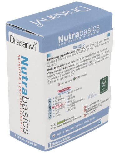 Nutrabasics Omega 3 48Perlas de Drasanvi