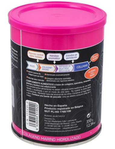 Collmar Cabello Colageno Marino Hidrolizado 350Gr. de Drasanvi