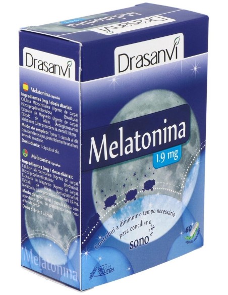 Melatonina 60 Capsulas 1,9 Mg Drasanvi