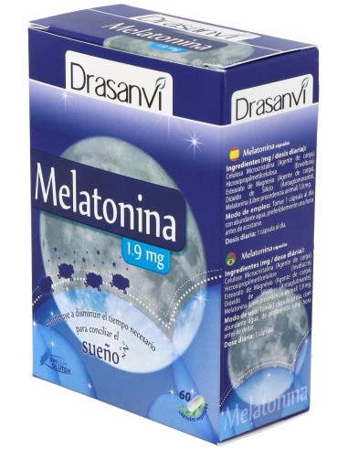 Melatonina 60 Capsulas 1,9 Mg Drasanvi