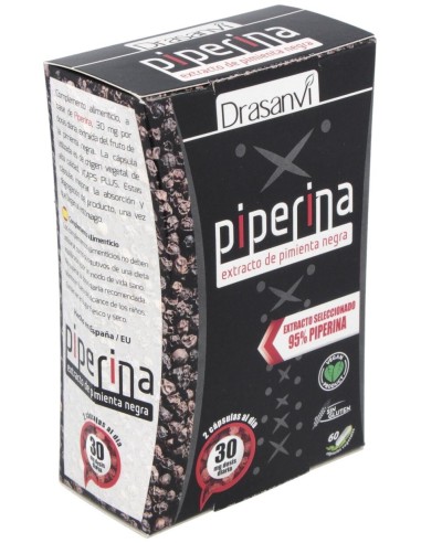 Piperina 60 Capsulas Drasanvi