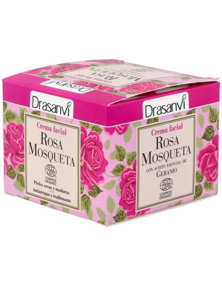 Crema Facial Rosa Mosqueta 50Ml. Ecocert Bio de Drasanvi