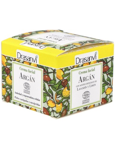 Crema Facial Argan Cosm Org 50Ml Drasanvi