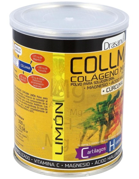 Collmar Magnesio + Curcuma Sabor Limon 300Gr. de Drasanvi