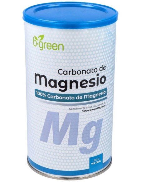 Carbonato De Magnesio 200 Gramos B.Green (Lab. Lebudit)