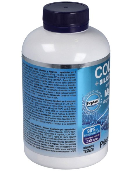 Colageno Marino+Silicio Organico 360Comp. de Prisma Natural