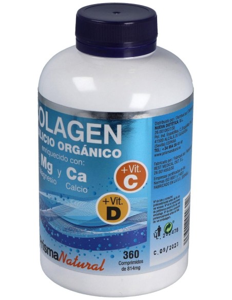 Colageno Marino+Silicio Organico 360Comp. de Prisma Natural