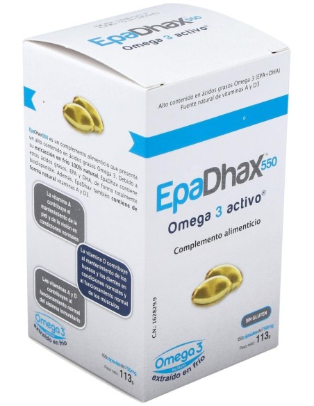 Epadhax 550Mg. 150Cap. de Epadhax