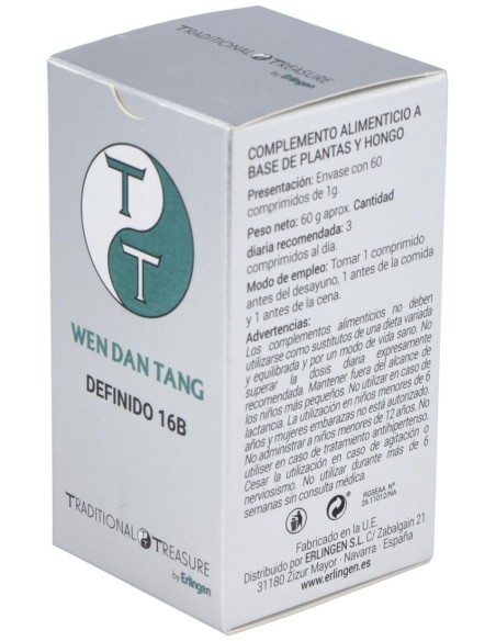 Base Definido 16B We Dan Tang 60Comp. de Erlingen