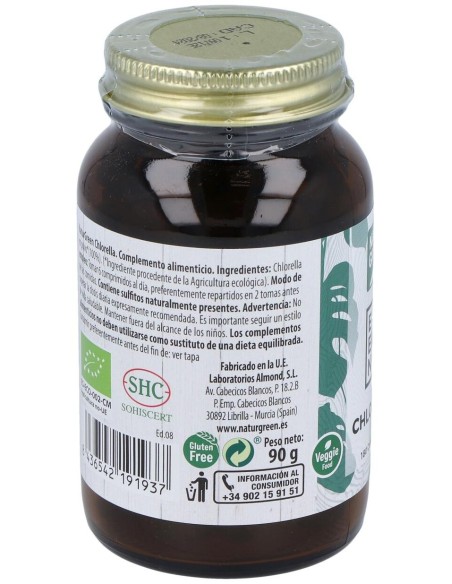 Experience Chlorella 180Comp. de Naturgreen