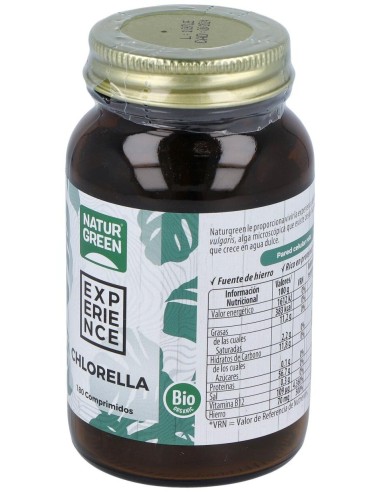 Experience Chlorella 180Comp. de Naturgreen