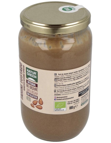 Tahin Tostado 800Gr. de Naturgreen