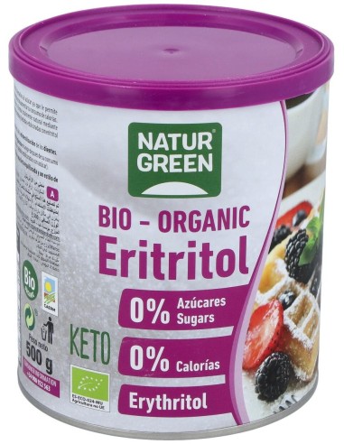 Eritritol Endulzante 500Gr. Bio de Naturgreen