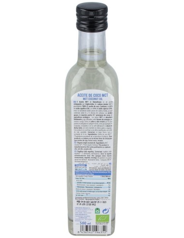 Aceite de Coco Mct Bio 500 Ml de Naturgreen