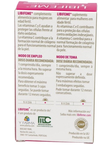Libifeme 30Comp. de Yfarma