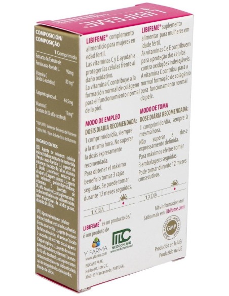 Libifeme 30Comp. de Yfarma