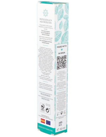 Solar Spf50 Sun Con Acido Hialuronico 50Ml. Eco de Dhyvana
