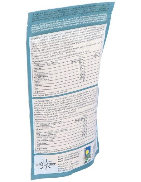 Hericium Digest 100Gr. de Hifas Da Terra