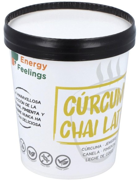 Curcuma Chai Latte Tarrina 250Gr. Eco de Energy Feelings