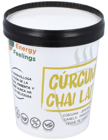 Curcuma Chai Latte Tarrina 250Gr. Eco de Energy Feelings