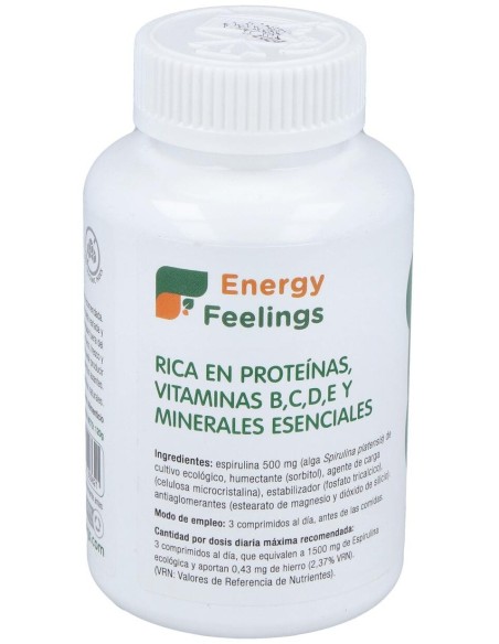 Energia Espirulina 120Comp. de Energy Feelings