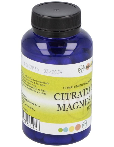 Citrato De Magnesio 90Cap. de Alfa Herbal