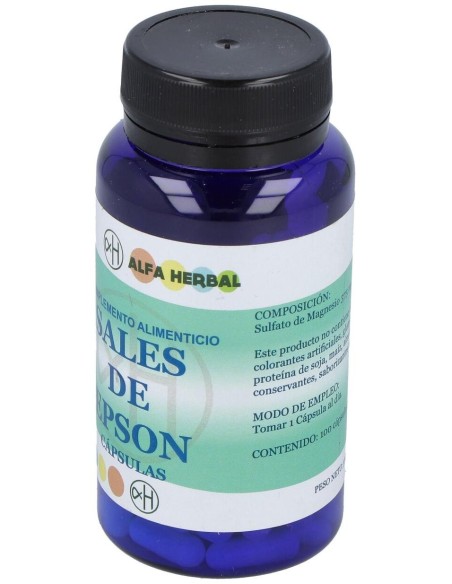 Sales De Epsom 100Cap. de Alfa Herbal