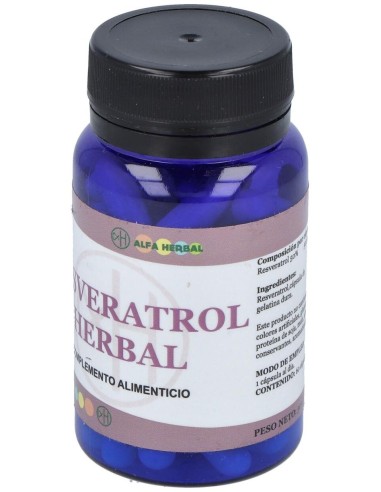 Resveratrol Herbal 60Cap. de Alfa Herbal