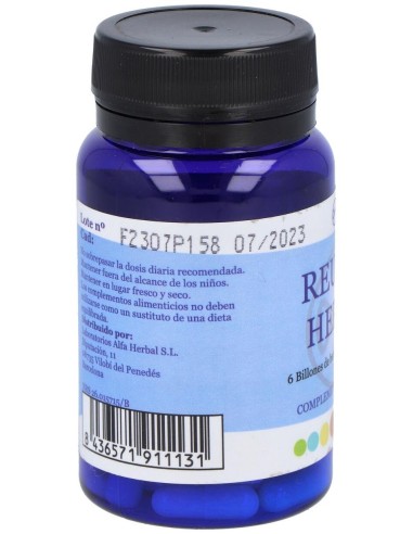 Reuteri Herbal 20Cap. Refrigeracion de Alfa Herbal