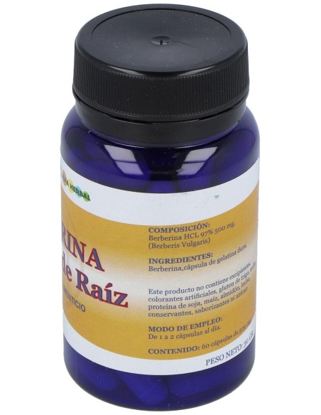 Berberina Extracto De Raiz 60Cap. de Alfa Herbal
