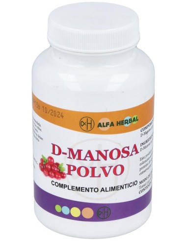 D-Manosa 125Gr. Vegan de Alfa Herbal