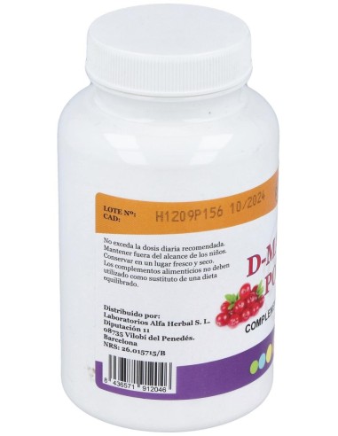 D-Manosa 125Gr. Vegan de Alfa Herbal