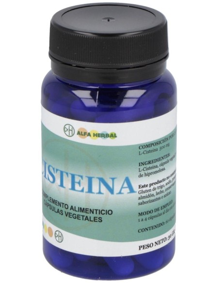 L-Cisteina 60Cap. de Alfa Herbal