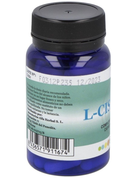 L-Cisteina 60Cap. de Alfa Herbal