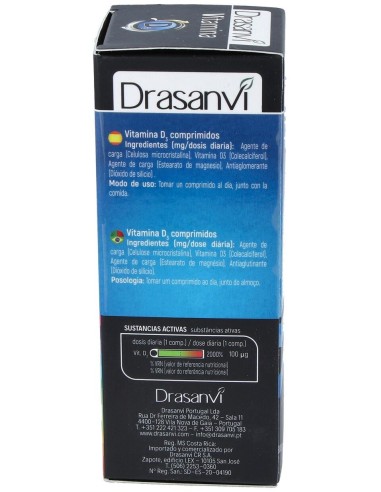 Vitamina D3 4000Ui 90Comp. de Drasanvi