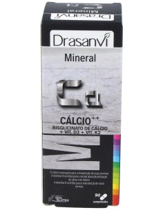 Mineral Calcio Vit D3+K2 90Comp. de Drasanvi 2