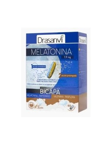 Melatonina Bicapa Retard 60 Comprimidos Drasanvi