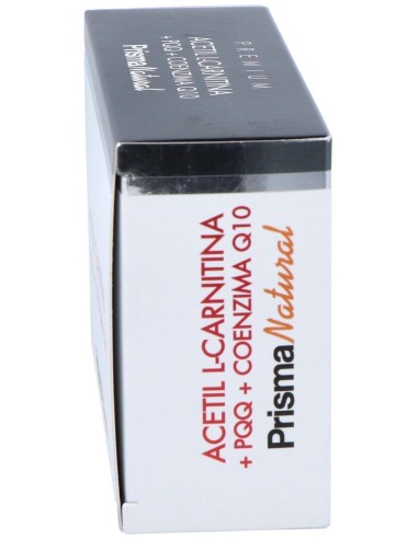 Acetil L-Carnitina+Pqq+Coenzima Q10 60 Cap   de Prisma Natural