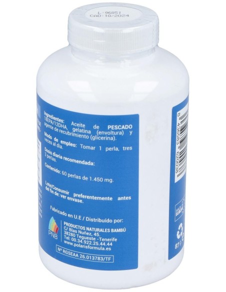 Omega 3 1000Mg. 60Perlas de Polaris