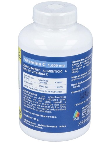 Vitamina C 1000Mg. 120Comp. de Polaris