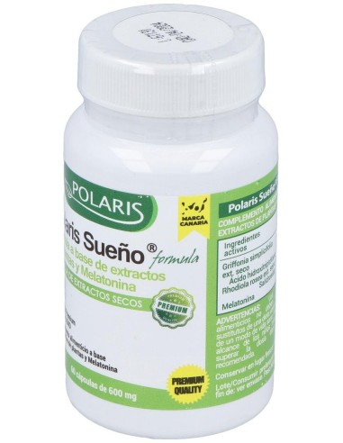 Sueño (Somniplus) 600Mg. 60Cap. de Polaris