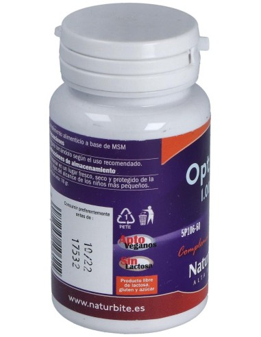 MSM 1000mg, 60 Tabl. de NaturBite