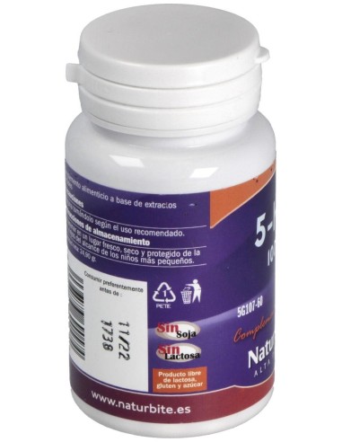 Griffonia Simplicifolia 5 - HTP, 60 Comp. de NaturBite